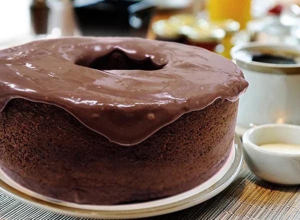 Bolo de chocolate sem açúcar