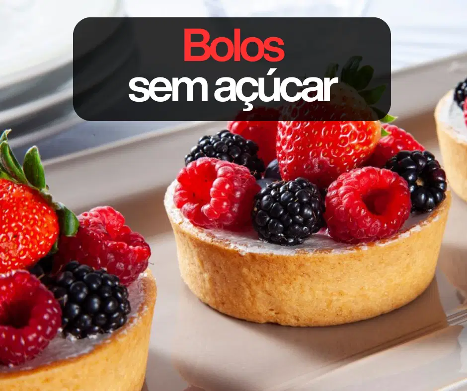 Bolos sem açúcar